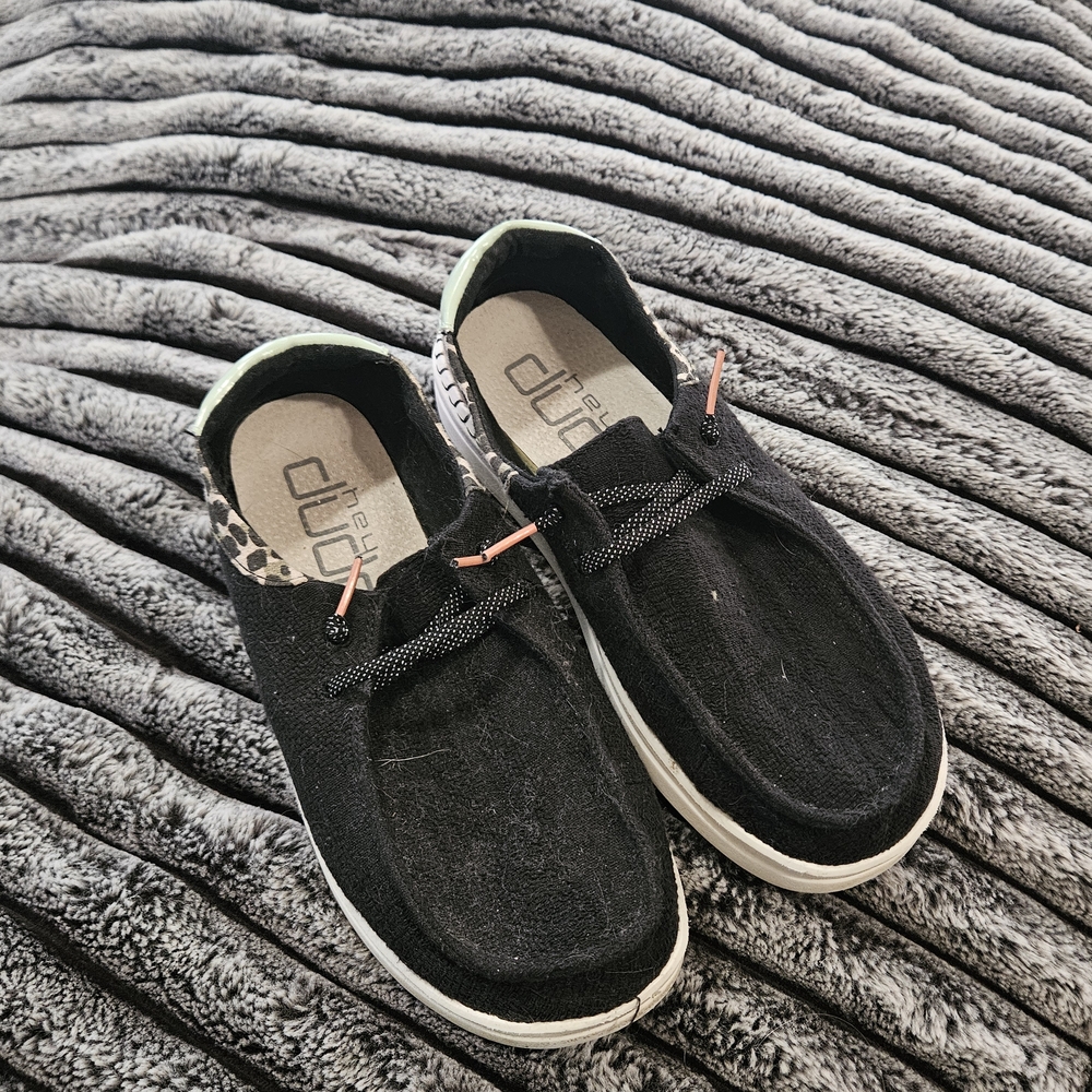 Hey Dude Black Casual Shoes